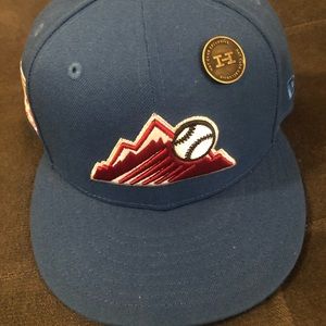 Custom New Era Colorado Rockies Fitted 7 3/4